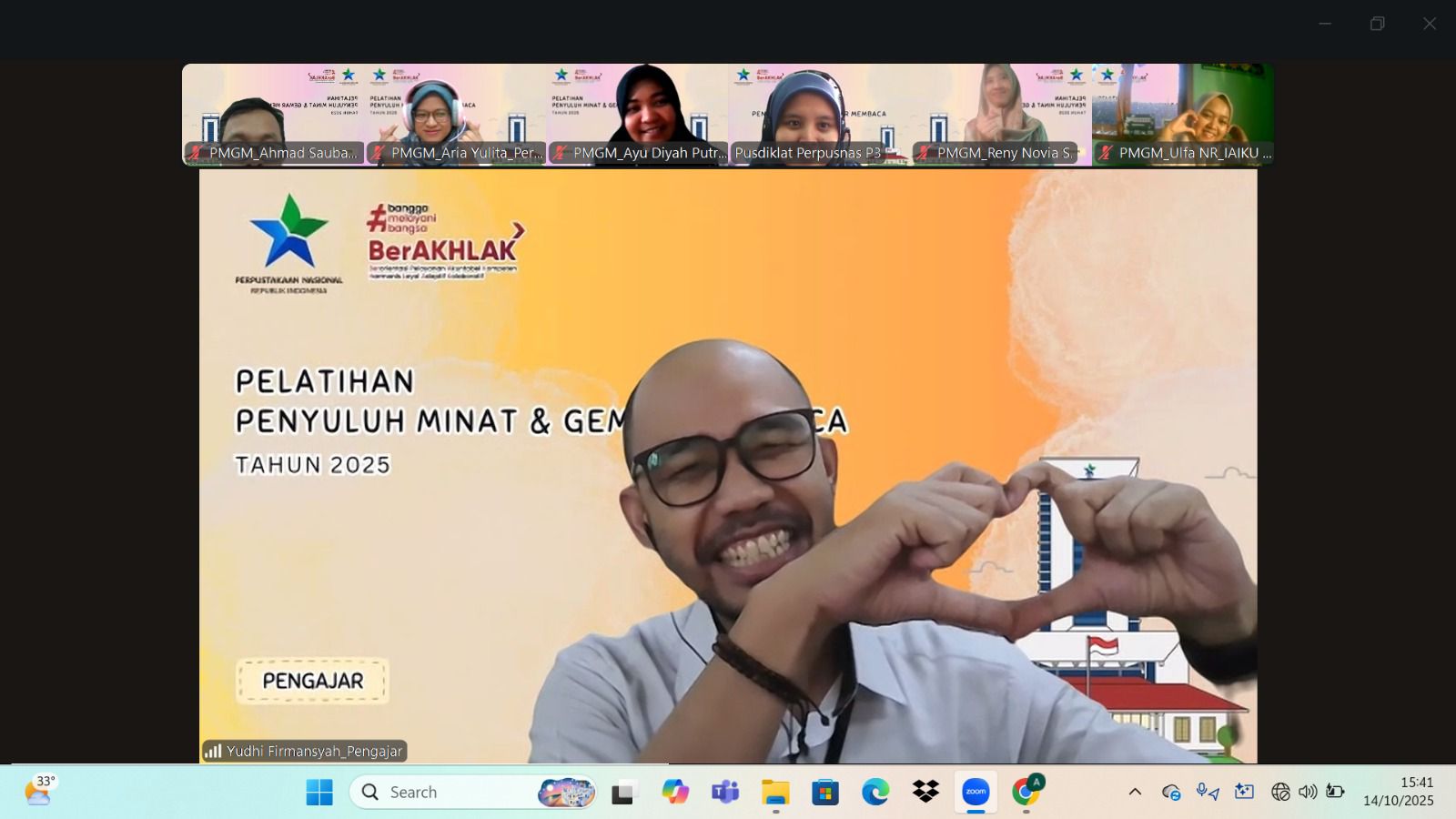 Pustakawan Universitas Bina Sarana Informatika Ikuti Pendidikan dan Pelatihan Penyuluh Minat dan Gemar Membaca Angkatan I Tahun 2025