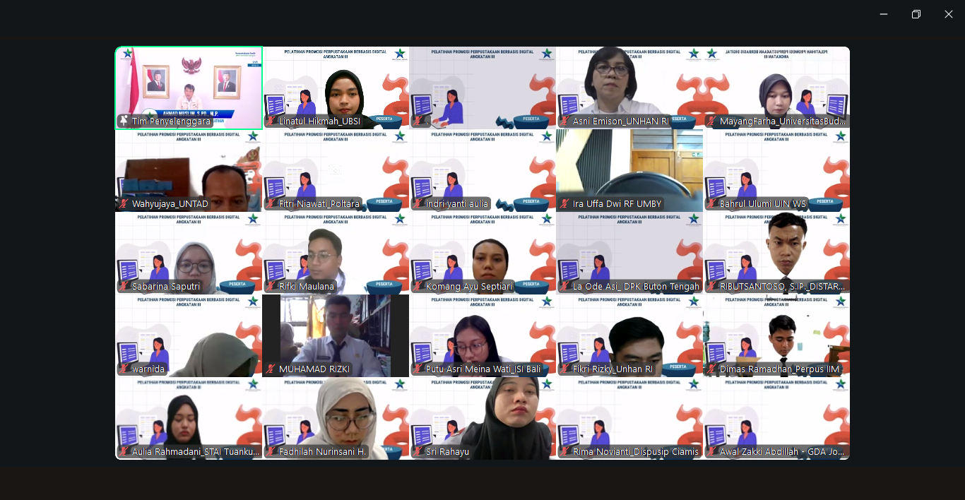 Pustakawan Universitas BSI Ikuti Pelatihan Promosi Perpustakaan Berbasis Digital Angkatan III Tahun 2025