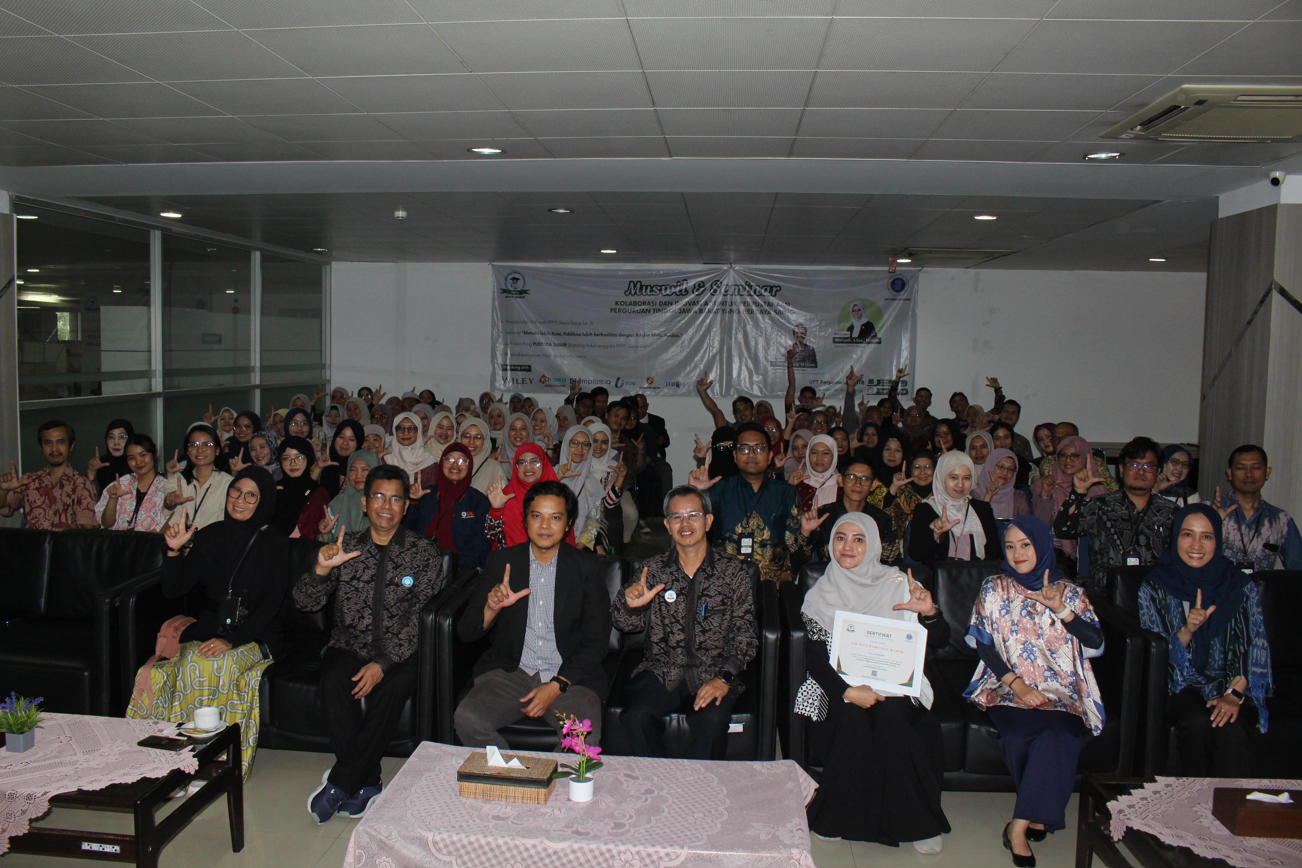 Perpustakaan Universitas Bina Sarana Informatika Hadir Di Muswil FPPTI Jawa Barat: Demokrasi Pemilihan  Ketua dan Arah Baru Organisasi.