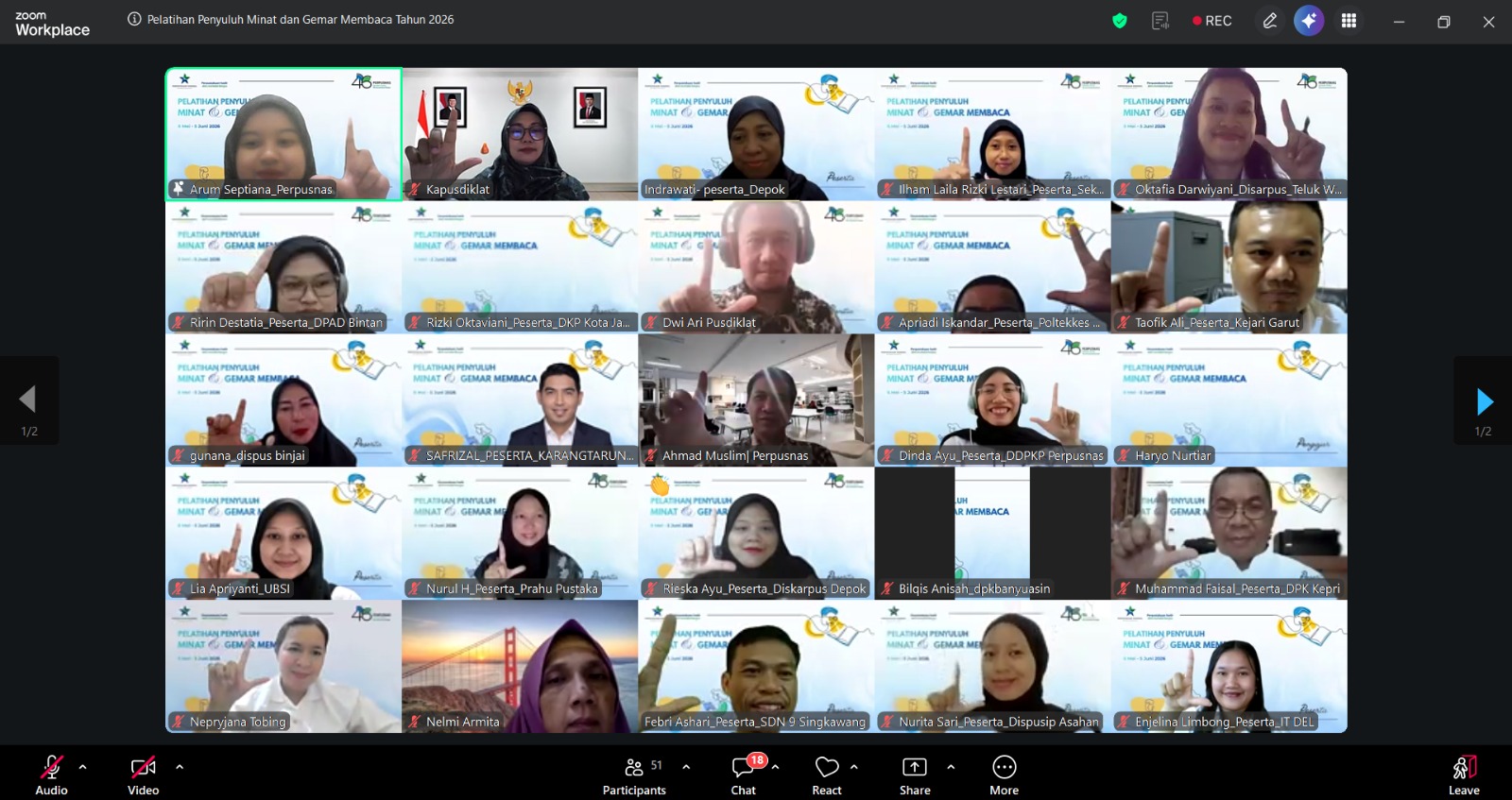 Pustakawan Universitas Bina Sarana Informatika Ikuti Pendidikan dan Pelatihan Penyuluh Minat dan Gemar Membaca Tahun 2026