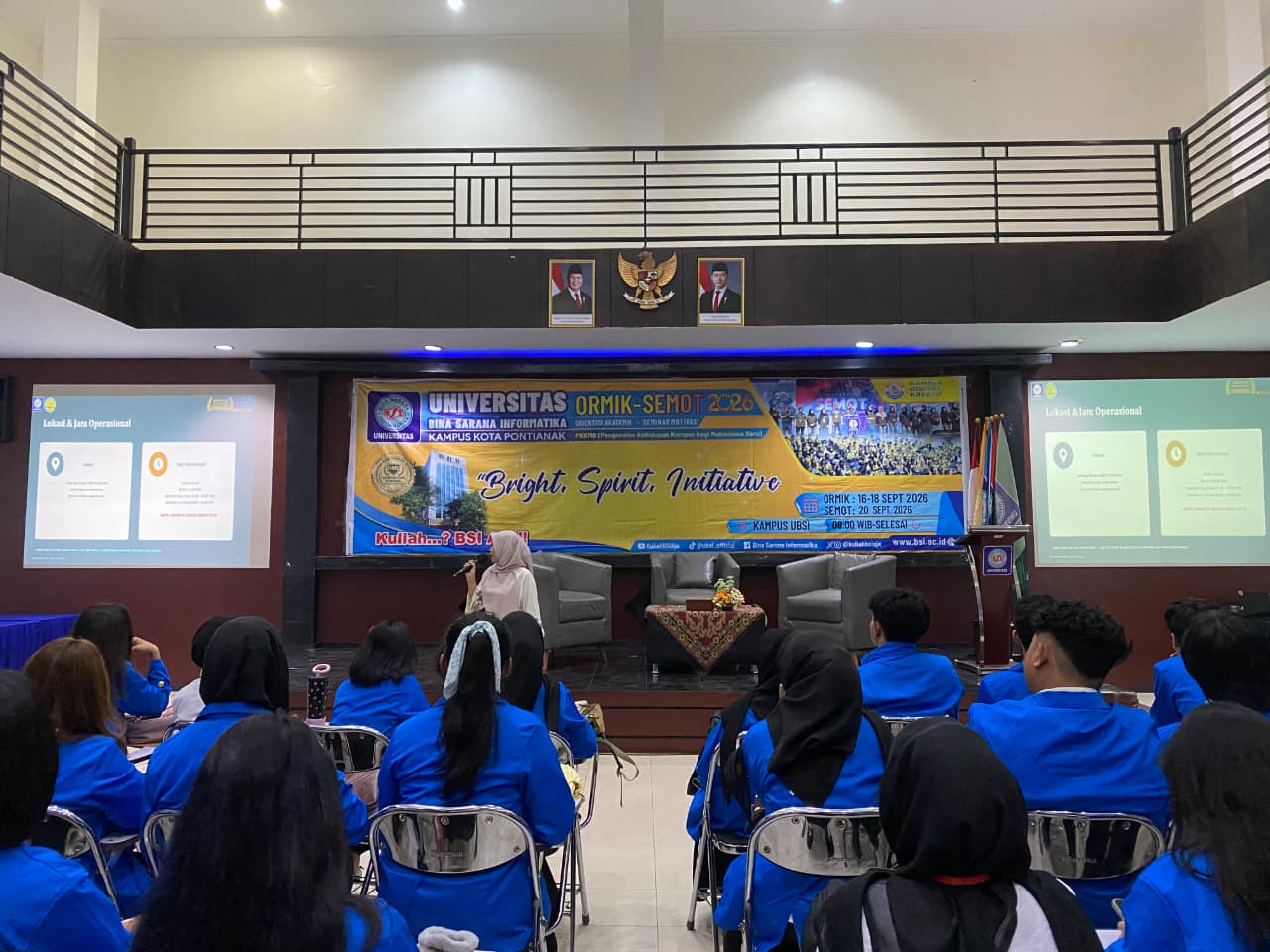 Tingkatkan Literasi Informasi Mahasiswa Baru, UBSI Pontianak Gelar Pembekalan pada ORMIK 2026