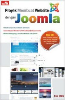 Proyek membuat website dengan joomla