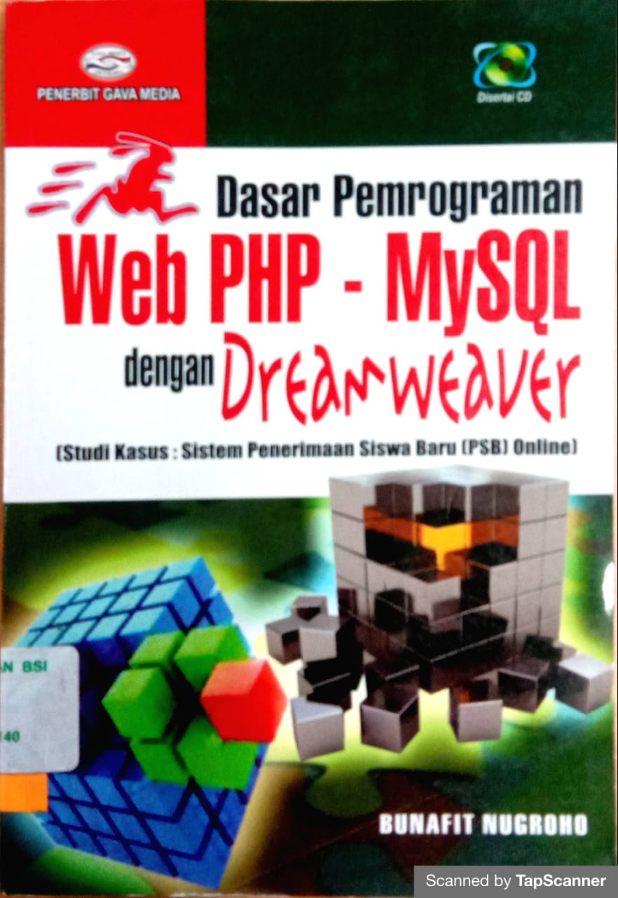 Dasar pemrograman web PHP-MySQL dengan dreamweaver