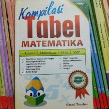 Kompilasi tabel matematika