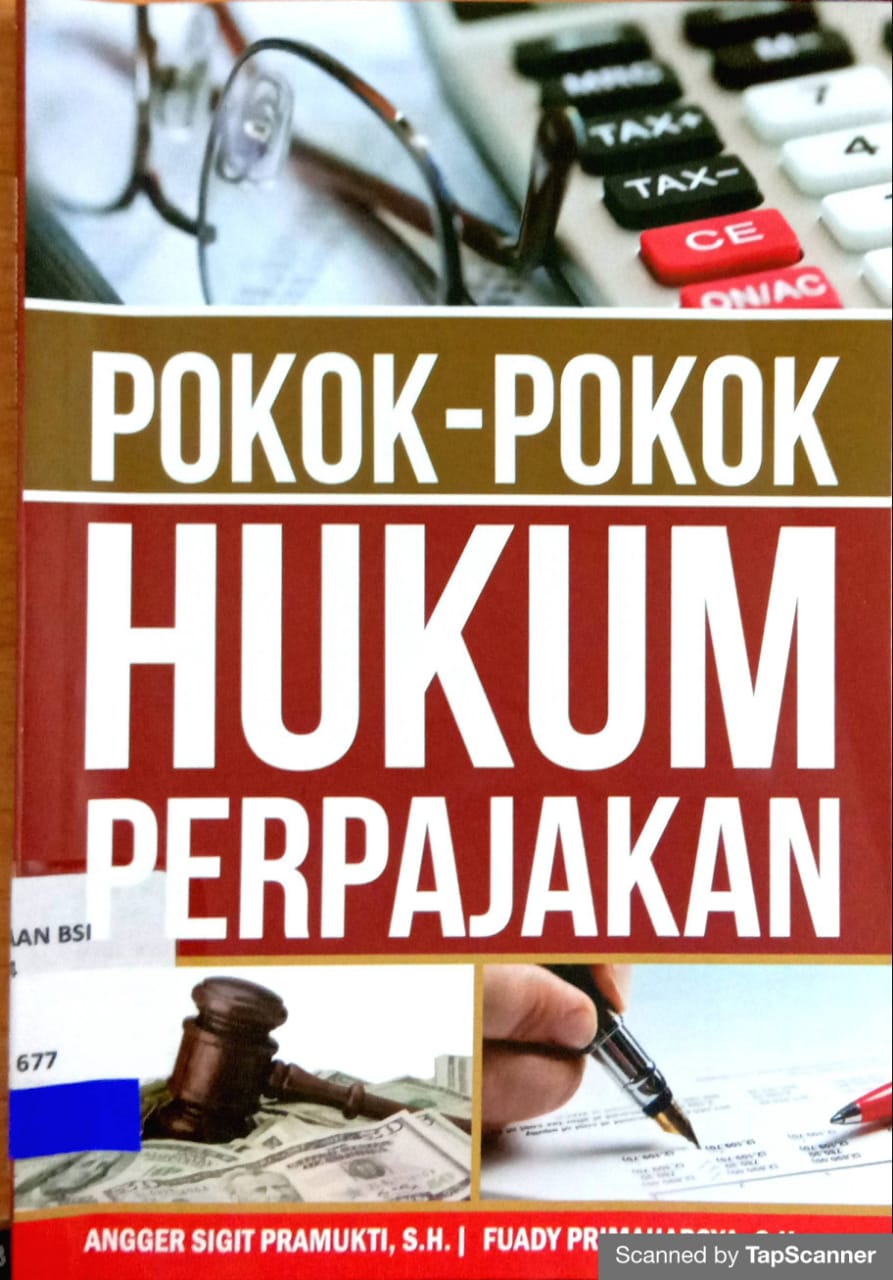 Pokok-pokok hukum perpajakan