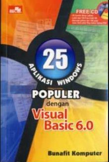 Dua puluh lima Aplikasi windows populer dengan visual basic 6.0