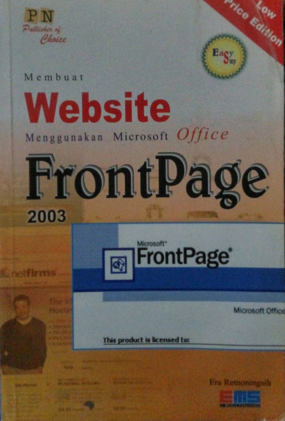 Membuat website menggunakan microsoft office frontpage 2003