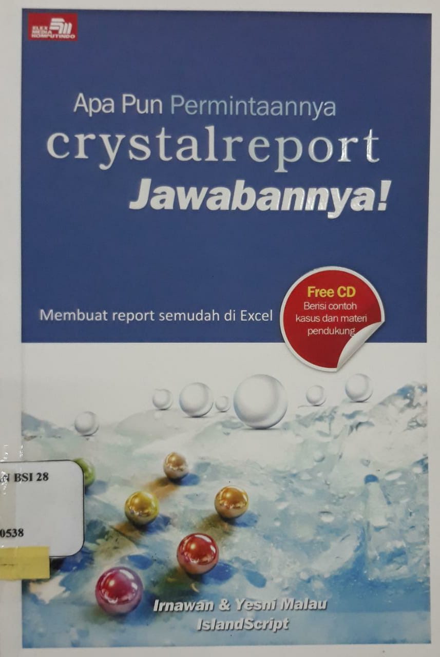 Apapun permintaannya crystalreport jawabannya!