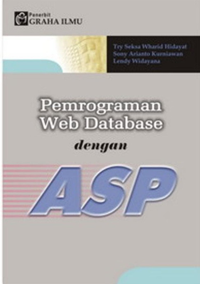 Pemrograman web database dengan ASP