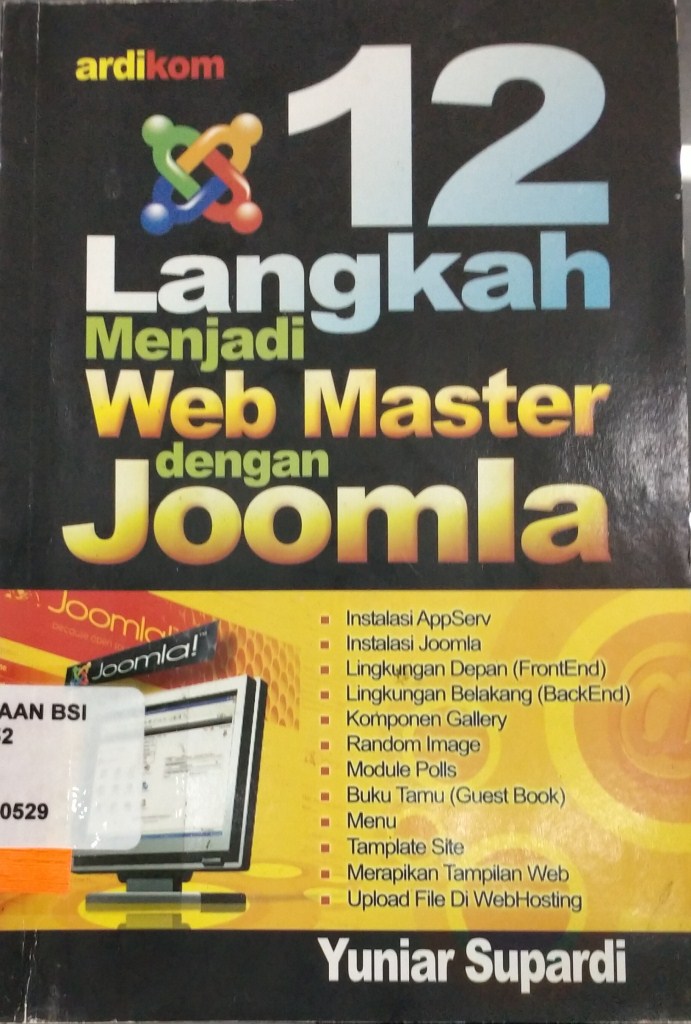 12 Langkah menjadi web master dengan joomla