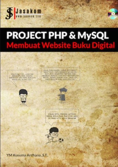 Project php dan mysql membuat website buku digital