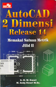 Autocad 2 dimensi release 14 memakai satuan metrik jilid II
