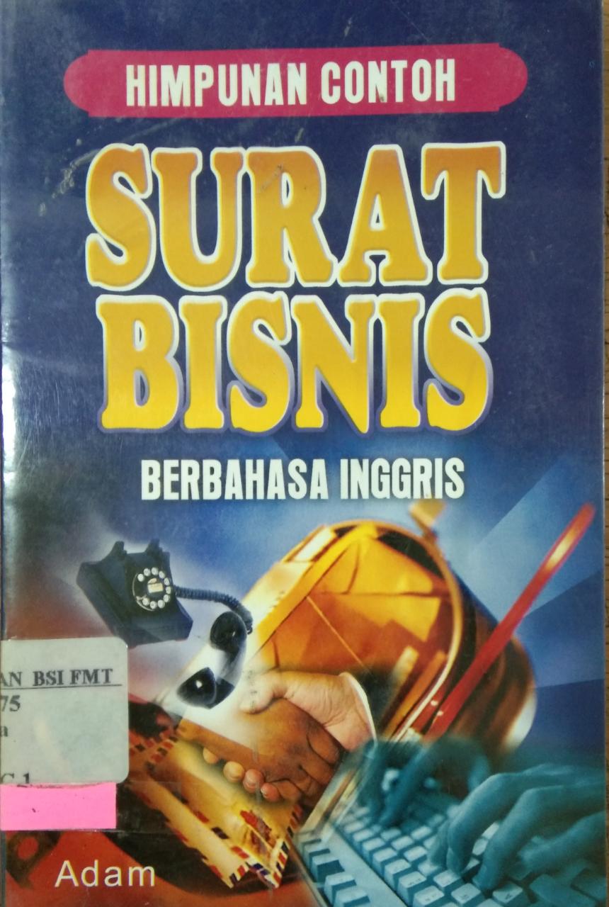 Himpunan contoh surat bisnis berbahasa inggris