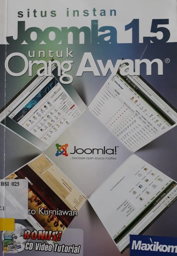 Situs instan joomla 1.5 untuk orang awam
