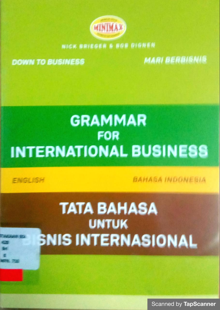 Grammar for international business = tata bahasa untuk bisnis internasional