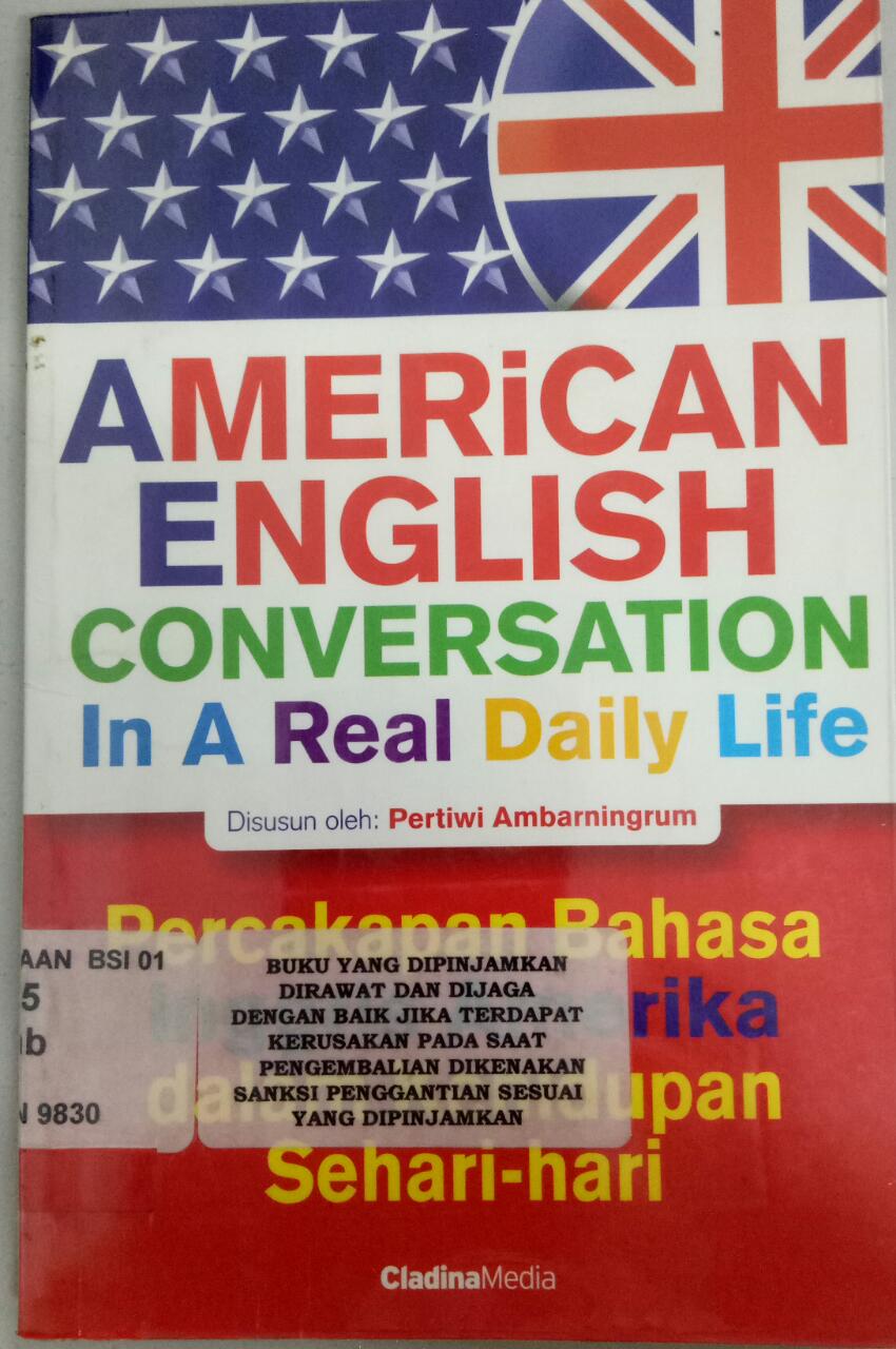 American english conversation in a real daily life