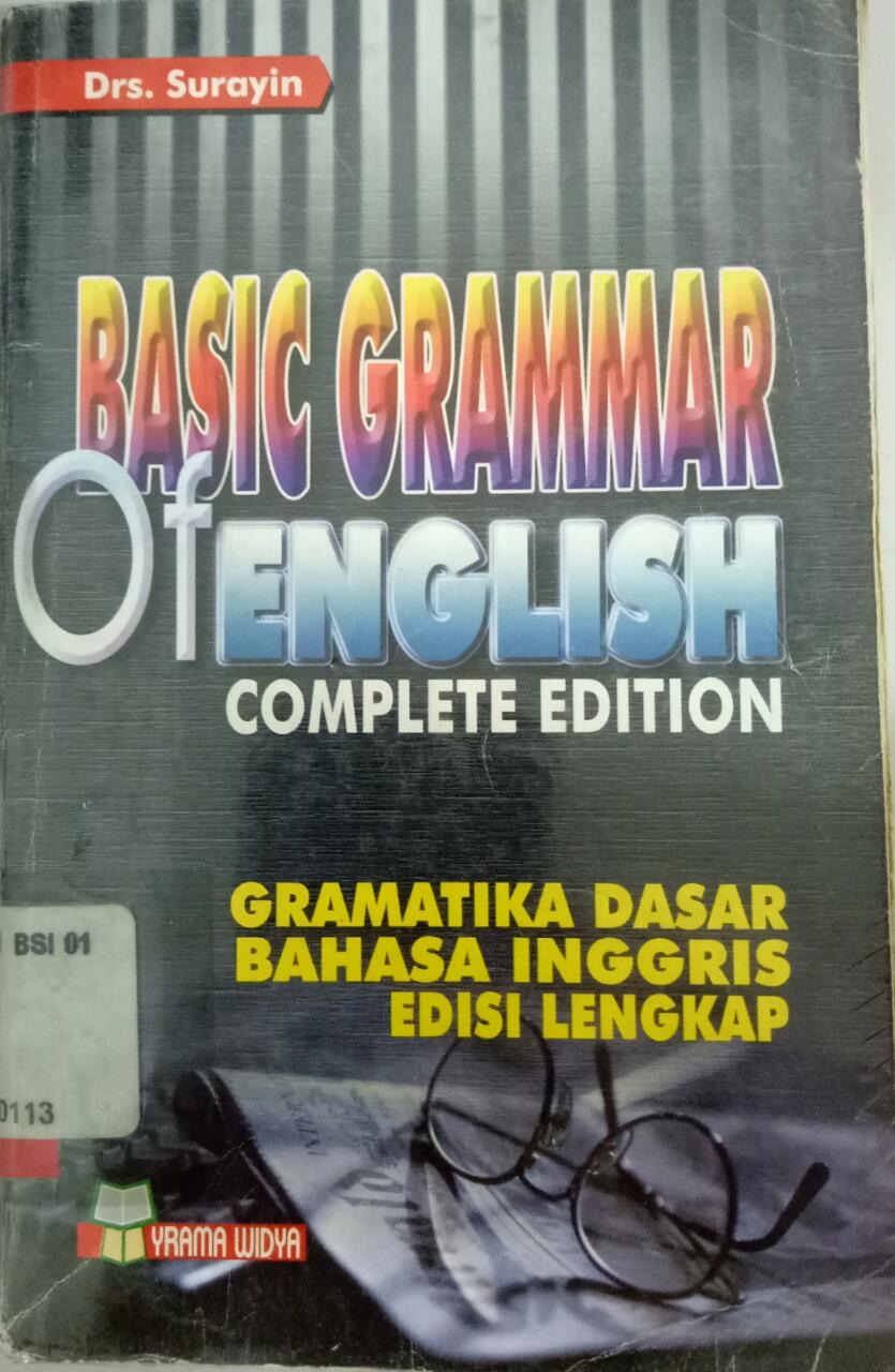 Basic grammar of english complete edition