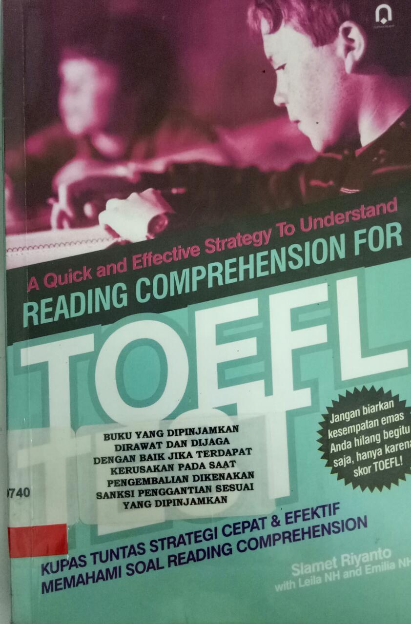 A quick and effective strategy to understand:Reading comprehension for toefl test