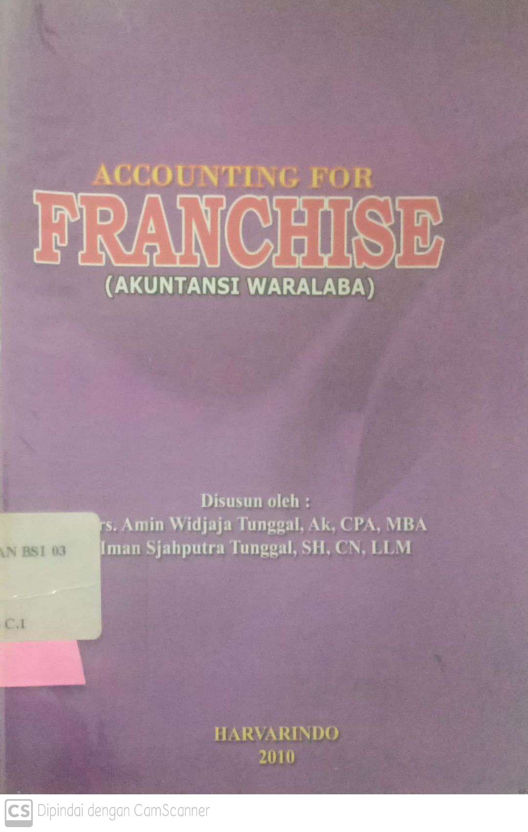 Accounting franchise (Akuntansi waralaba)