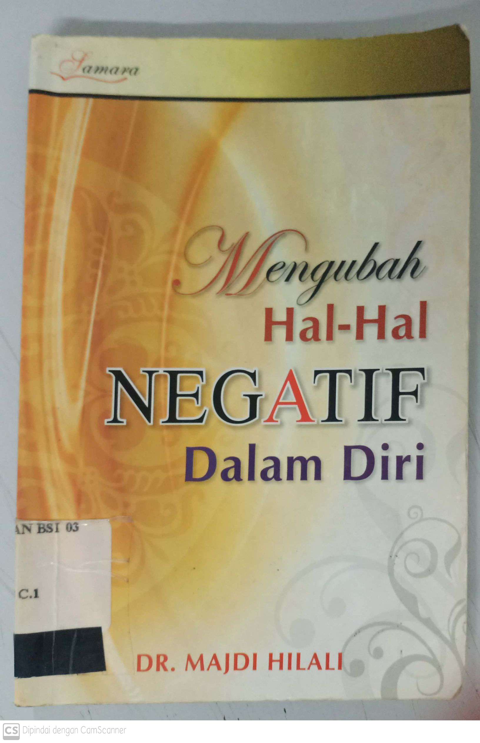 Mengubah hal - hal negatif dalam diri