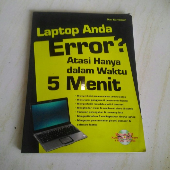 Leptop anda error ? atasi hanya dalam waktu 5 menit