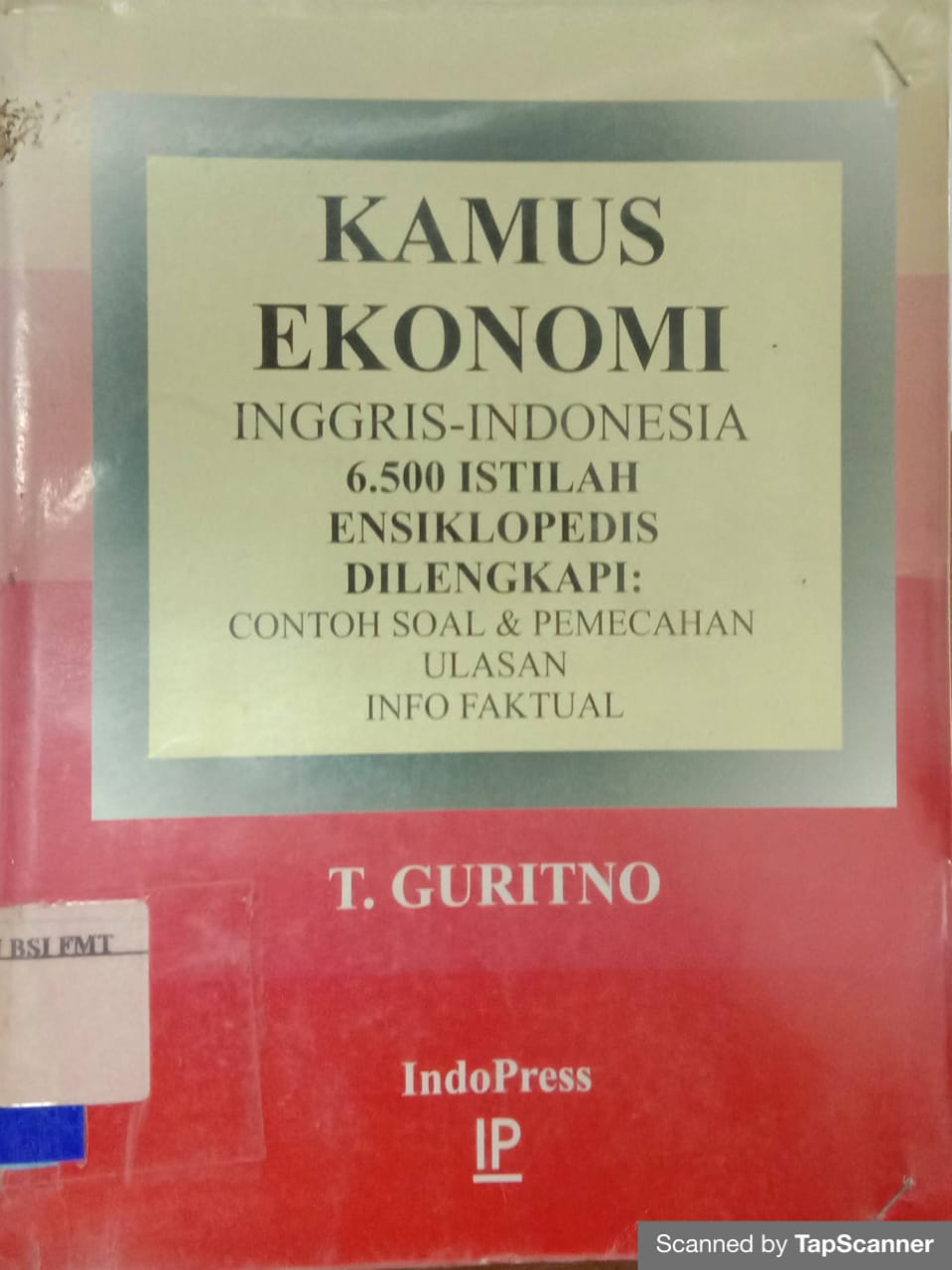 Kamus ekonomi : inggris - indonesia