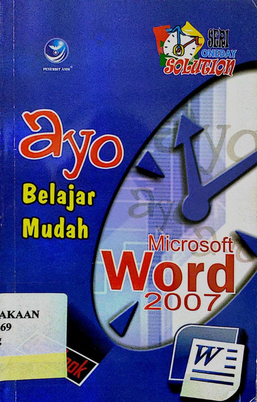 Seri one day ayo belajar mudah microsoft word 2007