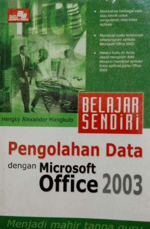 Belajar sendiri : pengolahan data dengan microsoft office 2003