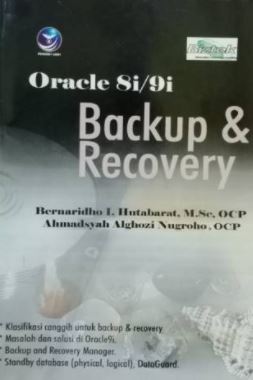 Oracle 8i/9i backup dan recovery