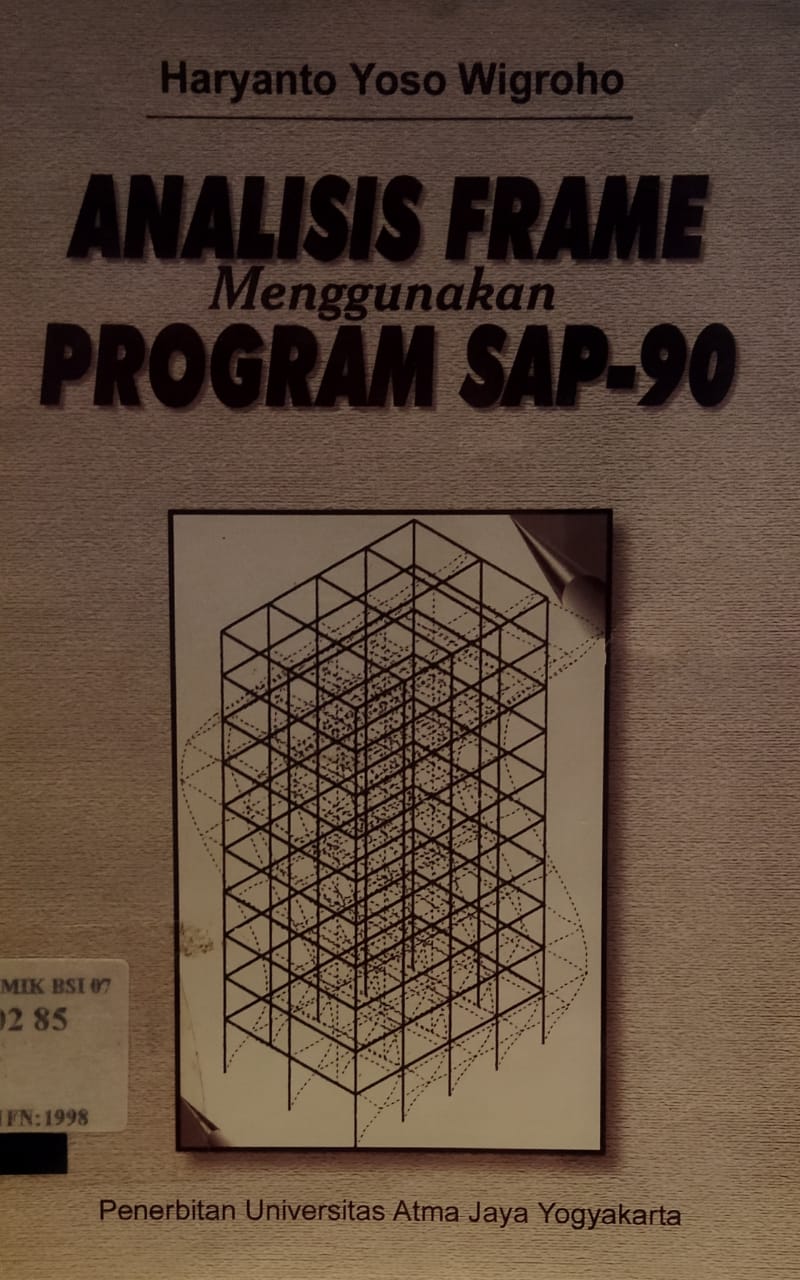 Analisis frame menggunakan program sap-90