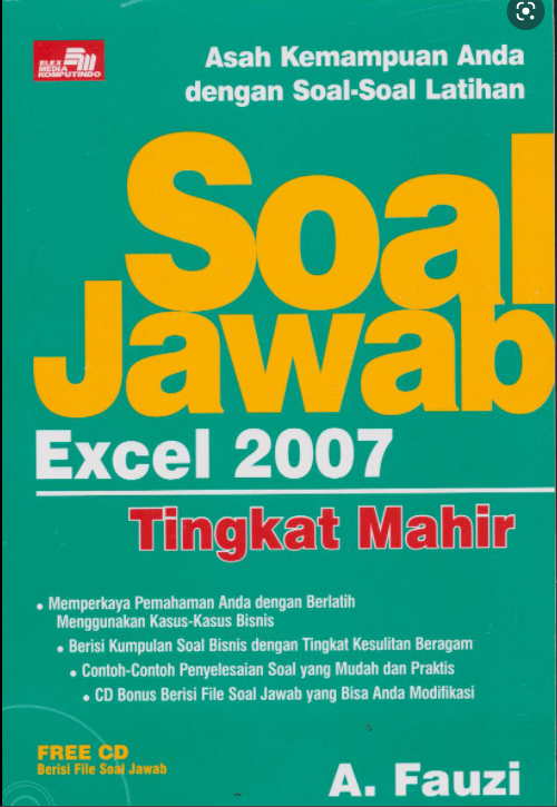 Soal jawab excel 2007 tingkat mahir