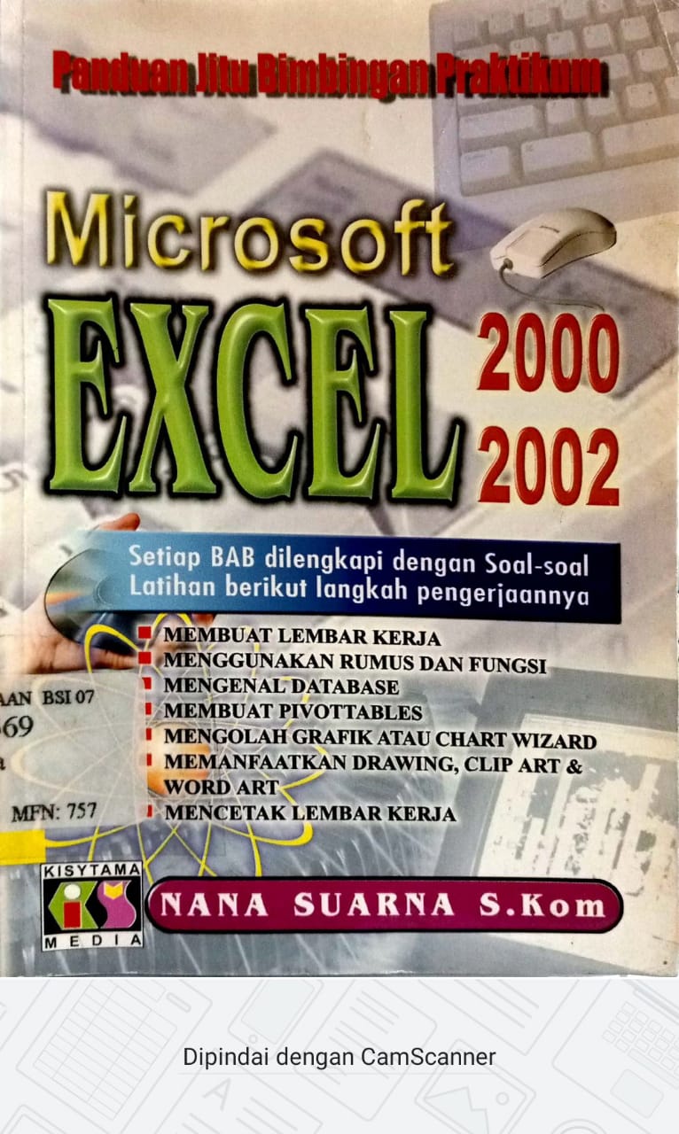Panduan jitu bimbingan pratikum : microsoft excel 2000, 2002