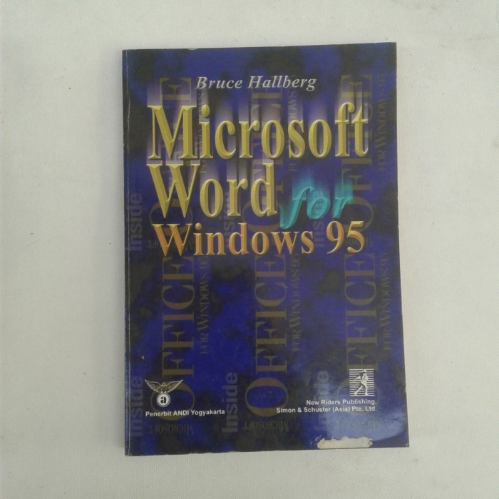 Microsoft word for windows 95