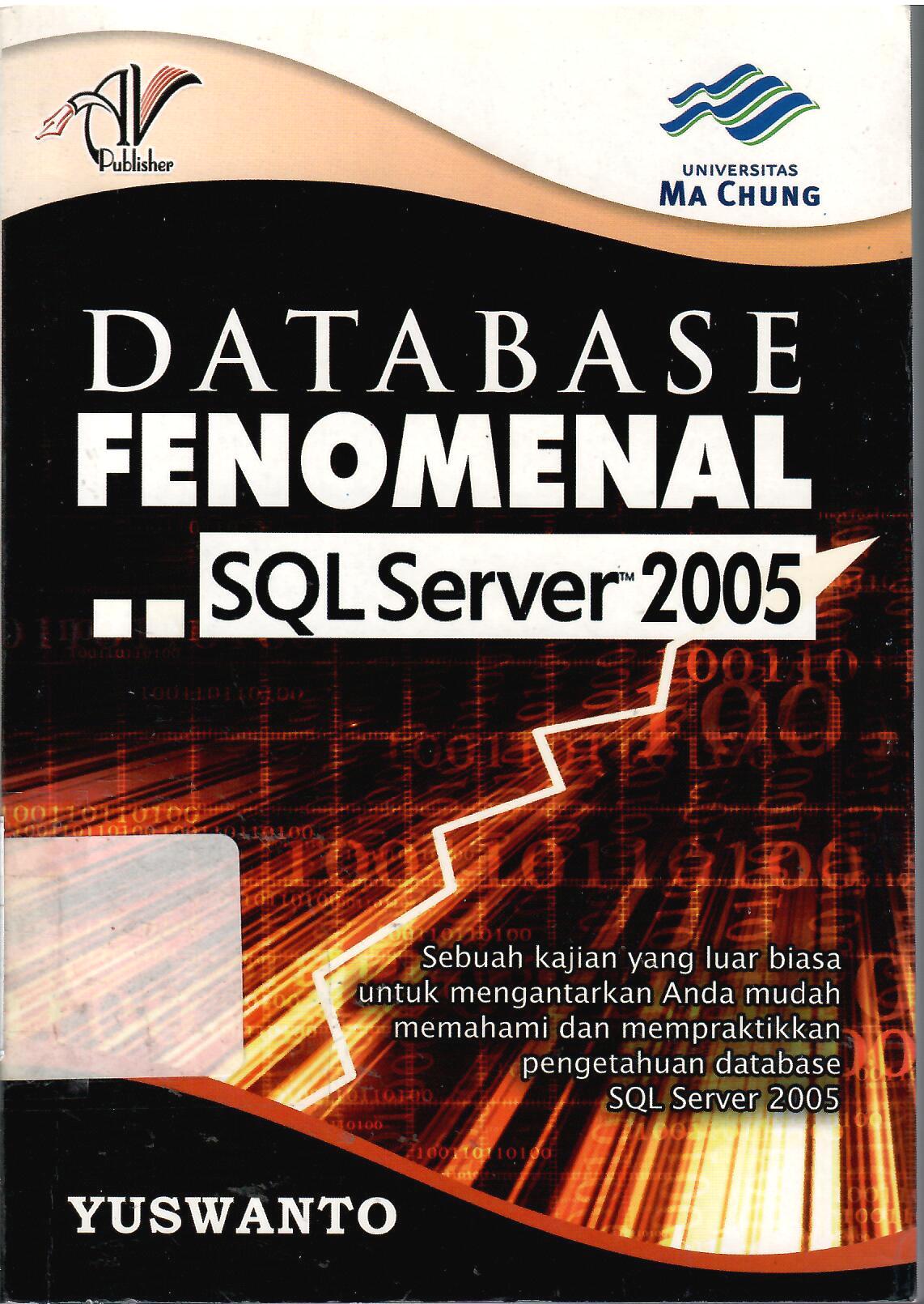 Database fenomenal sql server 2005