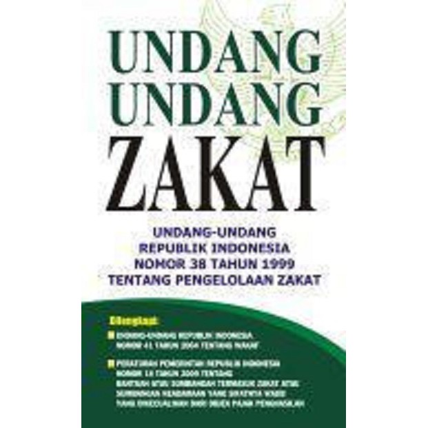 Undang Undang Zakat: Undang-Undang