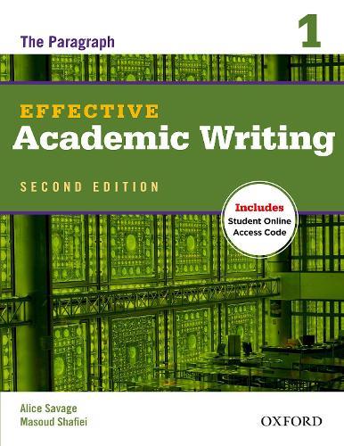 Effective academic writing 1: the paragraph