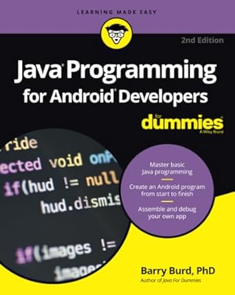 Java programming for android developers for dummies