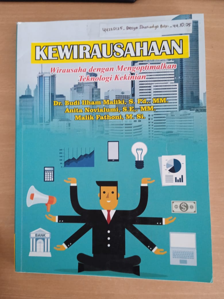 Kewirausahaan : kewirausahaan dengan mengoptimalkan teknologi kekinian