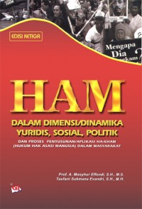 HAM dalam dimensi/dinamika yuridis, sosial, politik