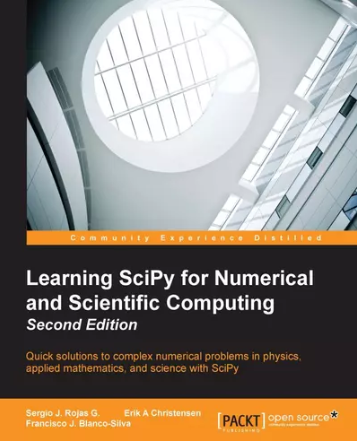 Learning scipy for numerical and scientific computing