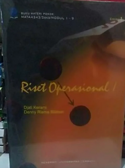 Riset operasional I