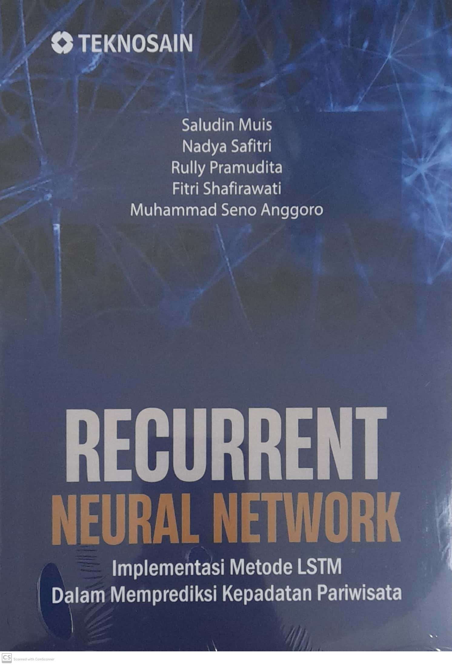 Recurrent neural network : implementasi metode lstm dalam memprediksi kepadatan pariwisata
