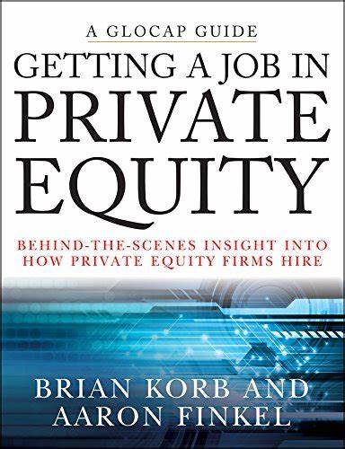 A glocap guide : getting a job in private equity