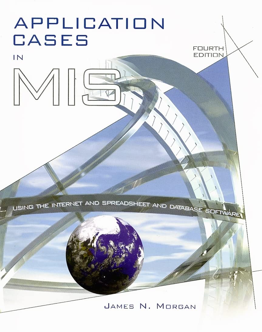 Application cases in management information systems for use with management information systems titles 4th edition
