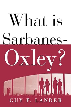 What is sarbanes-oxley?