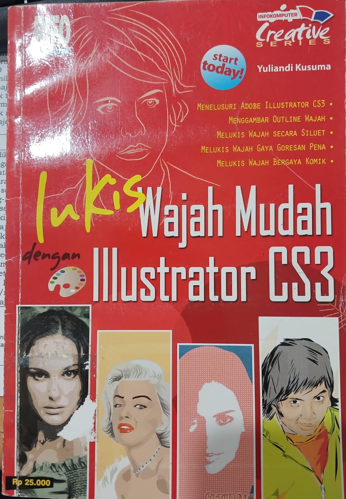 Lukis wajah mudah dengan illustrator CS3