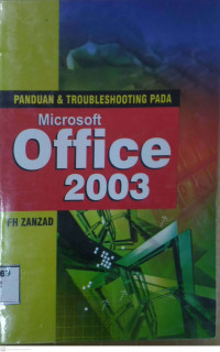 Panduan dan troubleshooting pada microsoft office 2003