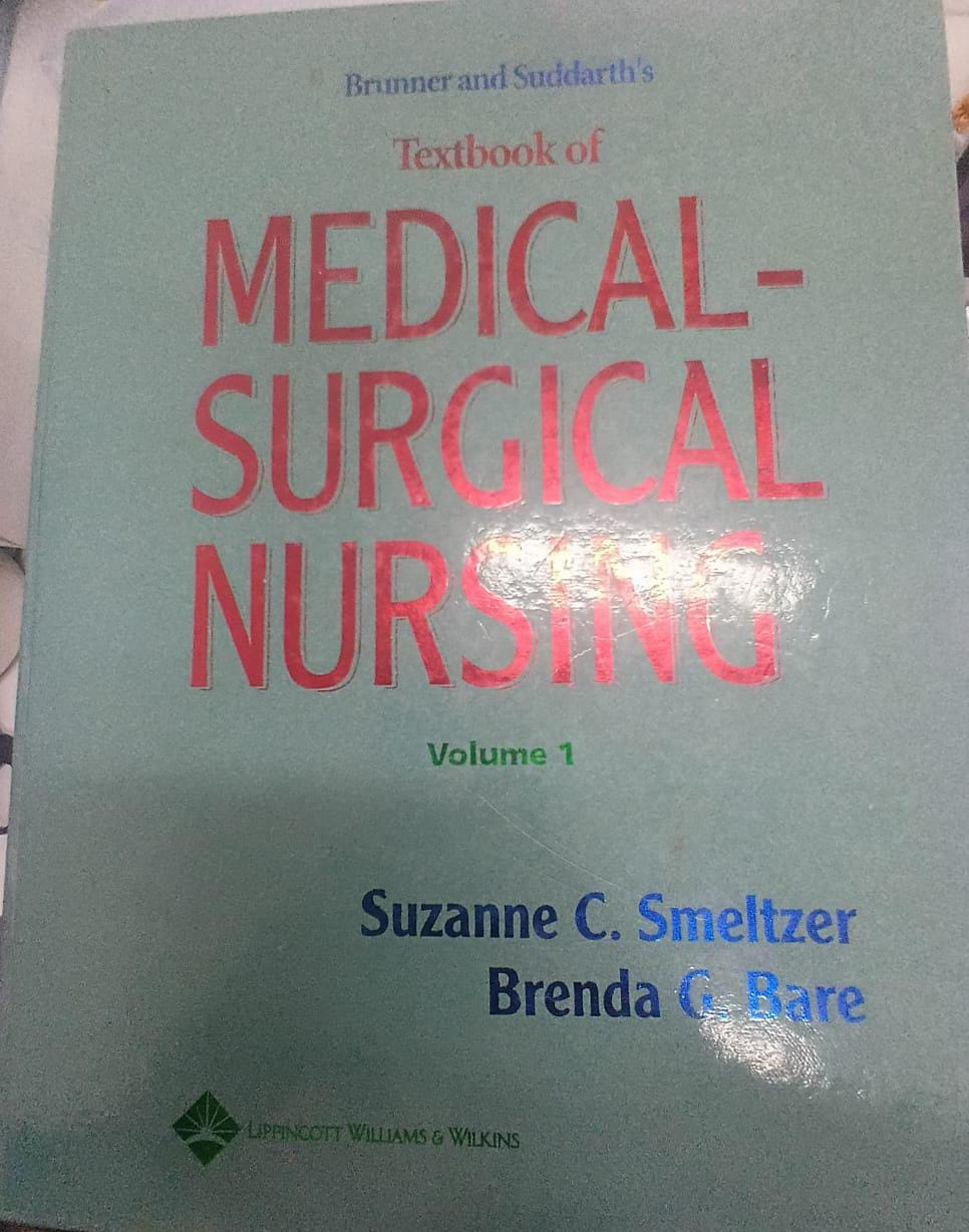 Textbook of medical surgical nursing vol 1