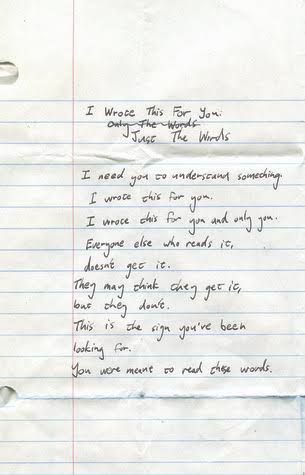 I Wrote This For You: Just the Words