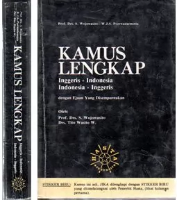 Kamus lengkap : Inggeris - Indonesia - 316 hal, Indonesia - Inggeris - 332 hal